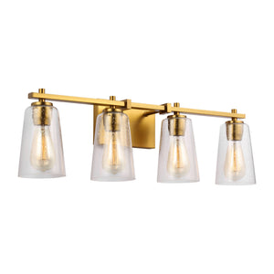 Visual Comfort Studio - VS24304BBS - Four Light Vanity - Mercer - Burnished Brass