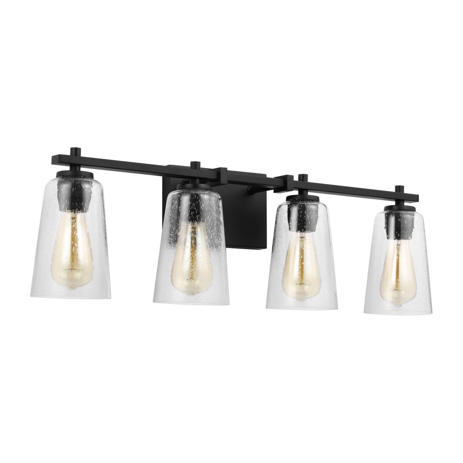 Visual Comfort Studio - VS24304MBK - Four Light Vanity - Mercer - Midnight Black