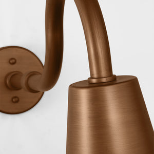 Visual Comfort Studio - SLO1211EN3/NCP - One Light Wall Lantern - Barn Light - Natural Copper