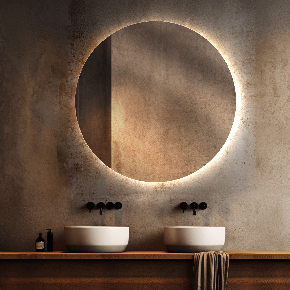 Electric Mirror - LUN-60 - Lighted Mirror - Luna