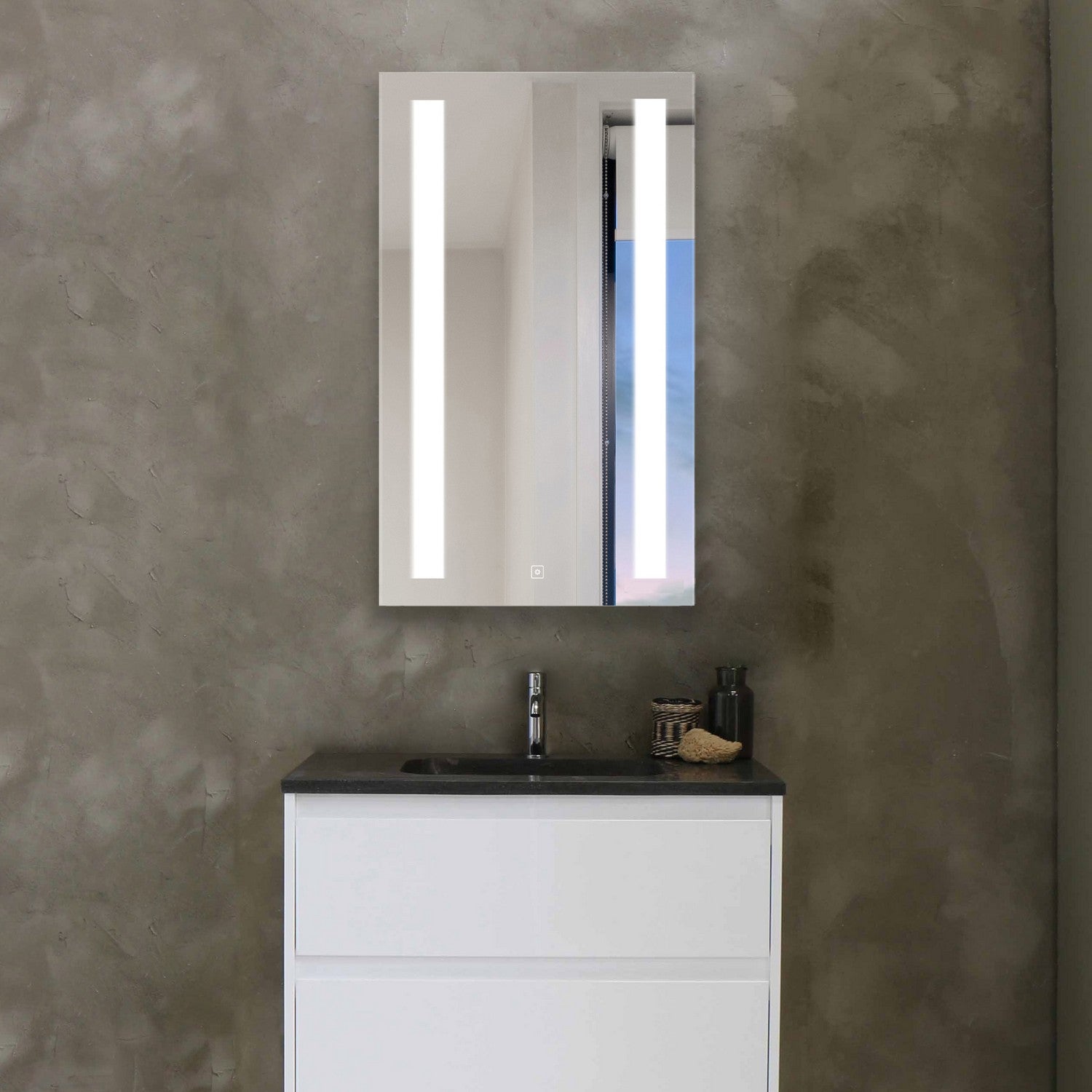 Electric Mirror - ASC-2336-TD-LT - Mirrored Cabinet - Ascension with Touch Dimming