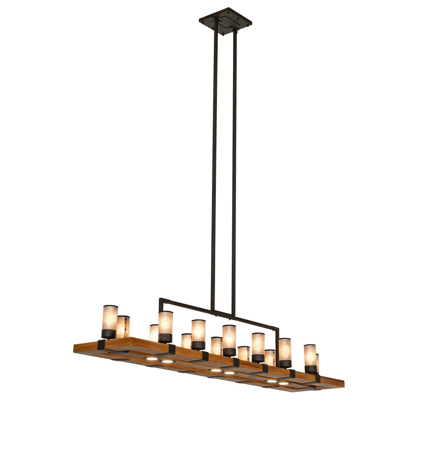 Meyda Tiffany - 273230 - 14 Light Chandelier - Grand Terrace - Oil Rubbed Bronze/English Chestnut