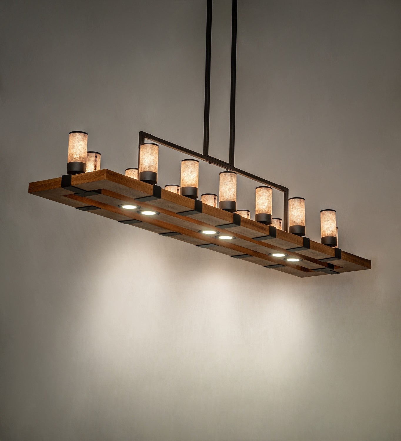 Meyda Tiffany - 273230 - 14 Light Chandelier - Grand Terrace - Oil Rubbed Bronze/English Chestnut