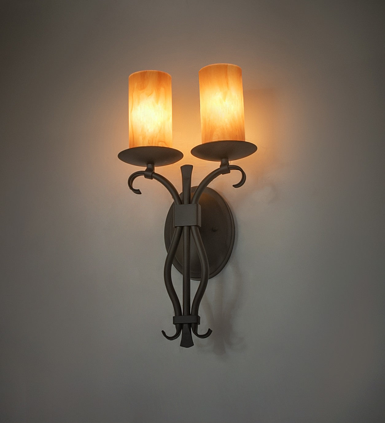 Meyda Tiffany - 275883 - Two Light Wall Sconce - Juliana - Oil Rubbed Bronze