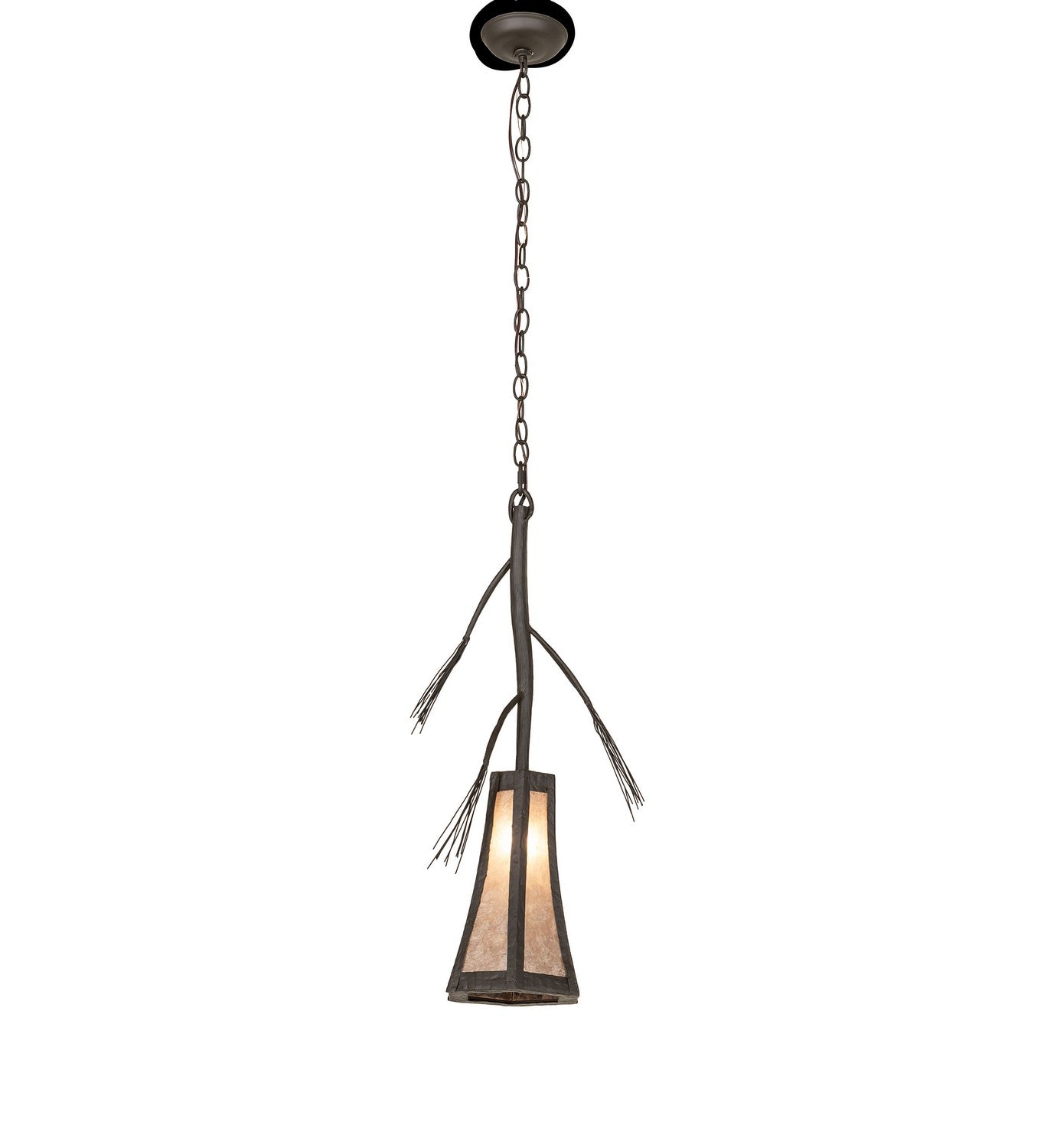 Meyda Tiffany - 275941 - LED Mini Pendant - Lone Pine - Oil Rubbed Bronze