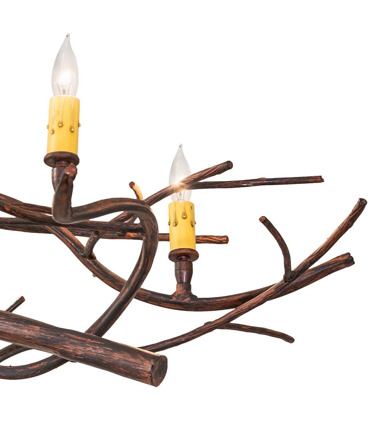 Meyda Tiffany - 276062 - Eight Light Chandelier - Winter Solstice - Driftwood Brown