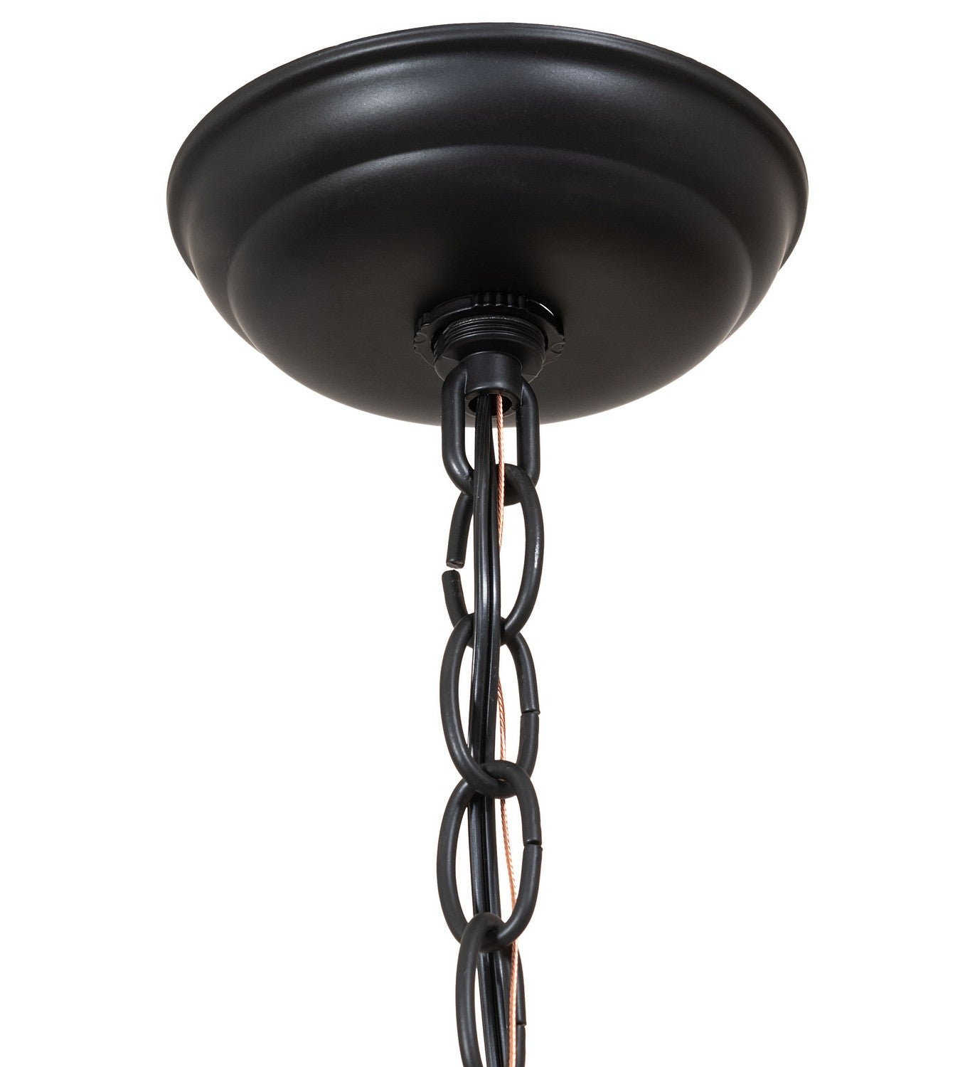 Meyda Tiffany - 279482 - One Light Mini Pendant - Valley View - Flat Black