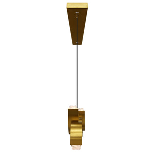 CWI Lighting - 1715P54-7-624 - LED Chandelier - Moon - Brass