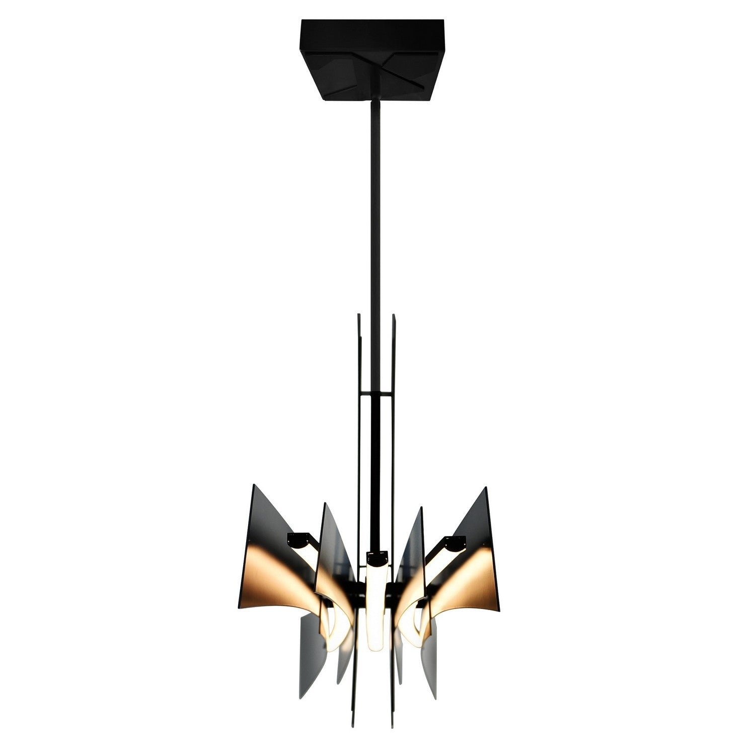 CWI Lighting - 1717P50-101 - LED Chandelier - Solara - Black