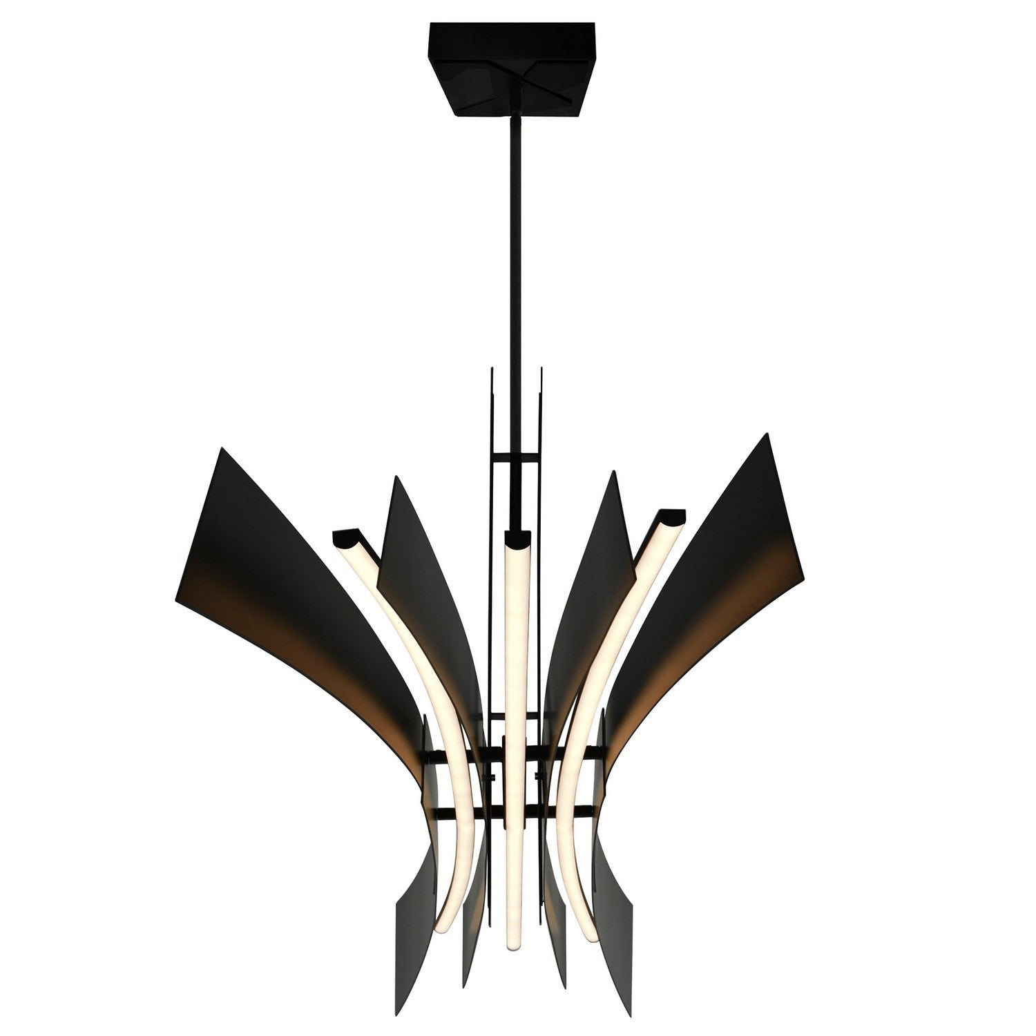 CWI Lighting - 1717P72-101 - LED Chandelier - Solara - Black