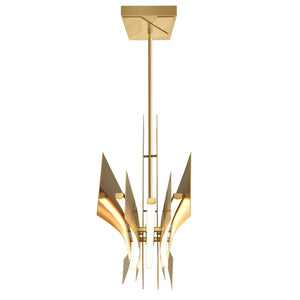 CWI Lighting - 1717P72-624 - LED Chandelier - Solara - Brass