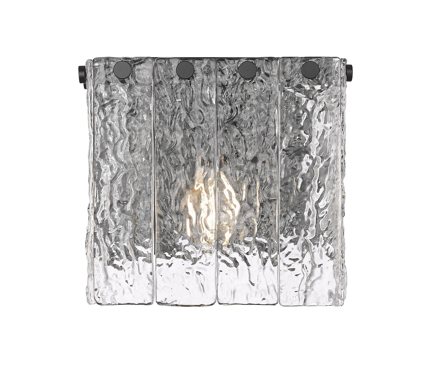 Z-Lite - 1943-1S-MB - One Light Wall Sconce - Glacier - Matte Black