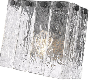 Z-Lite - 1943-1S-MB - One Light Wall Sconce - Glacier - Matte Black
