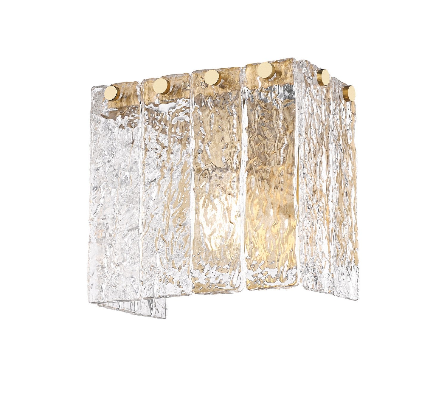Z-Lite - 1943-1S-MGLD - One Light Wall Sconce - Glacier - Modern Gold