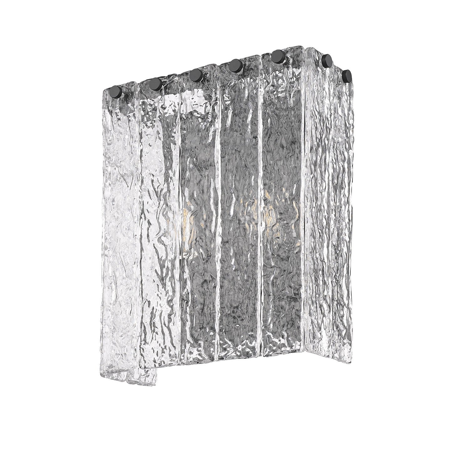 Z-Lite - 1943-2S-MB - Two Light Wall Sconce - Glacier - Matte Black