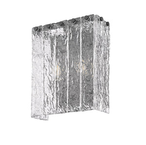 Z-Lite - 1943-2S-MB - Two Light Wall Sconce - Glacier - Matte Black