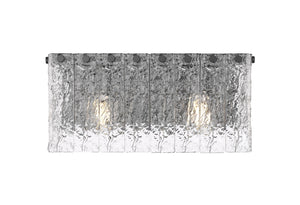 Z-Lite - 1943-2V-MB - Two Light Vanity - Glacier - Matte Black