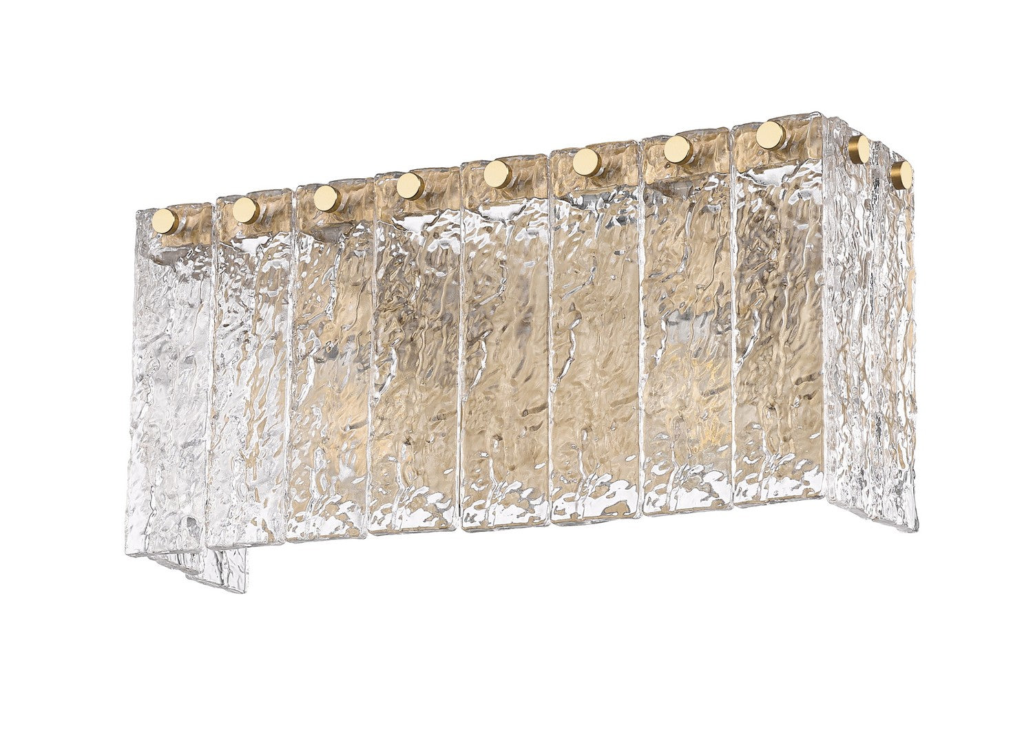 Z-Lite - 1943-2V-MGLD - Two Light Vanity - Glacier - Modern Gold