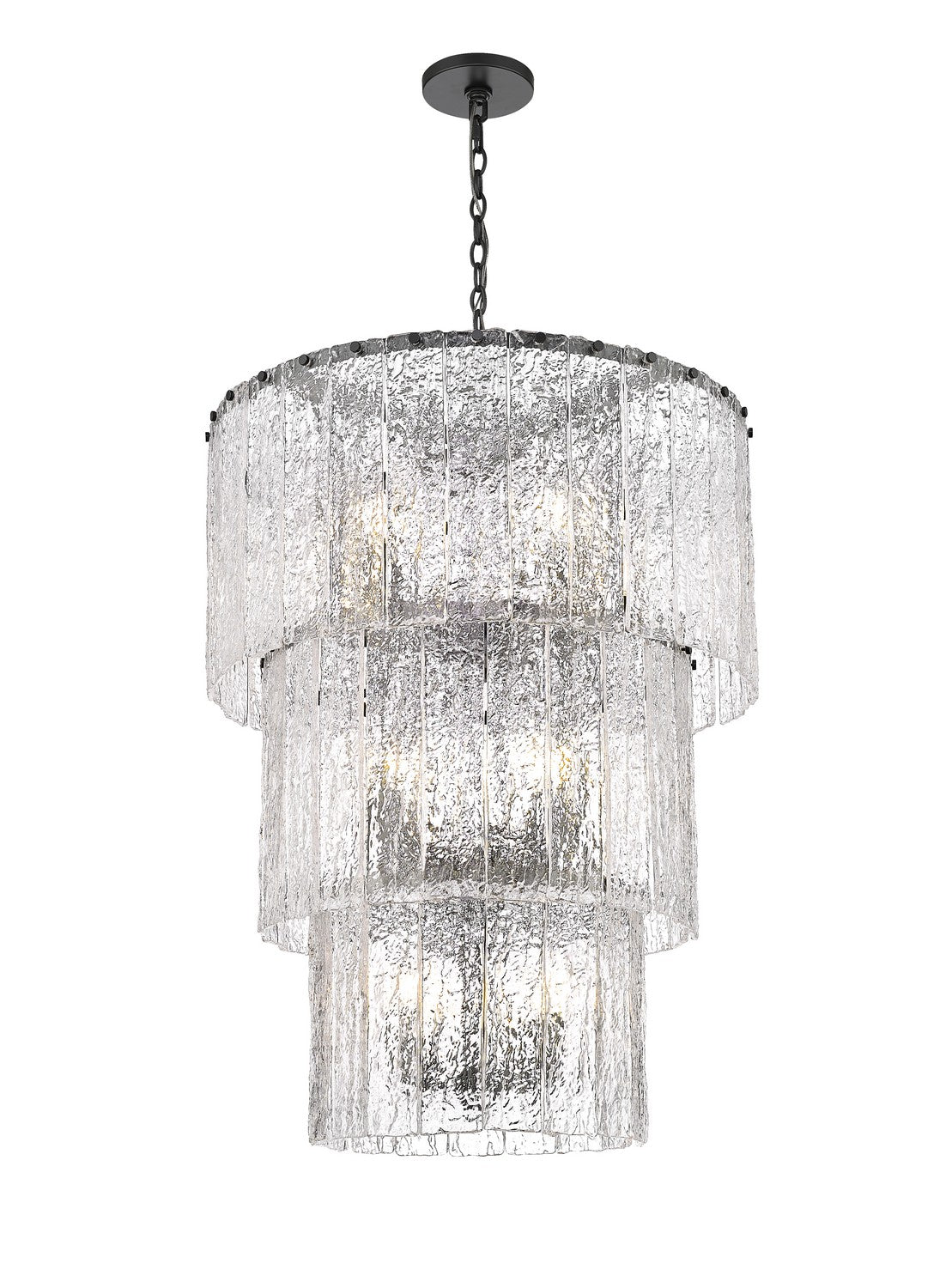 Z-Lite - 1943-36MB - 12 Light Chandelier - Glacier - Matte Black