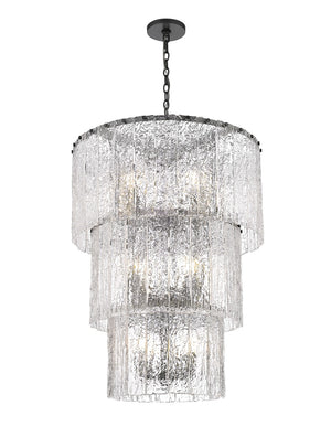 Z-Lite - 1943-36MB - 12 Light Chandelier - Glacier - Matte Black