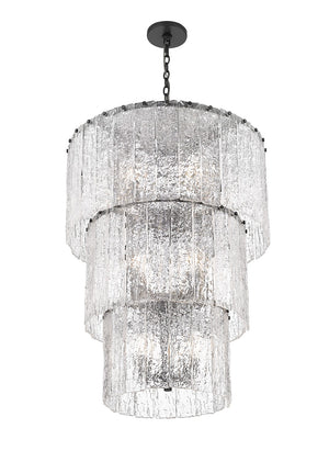 Z-Lite - 1943-36MB - 12 Light Chandelier - Glacier - Matte Black