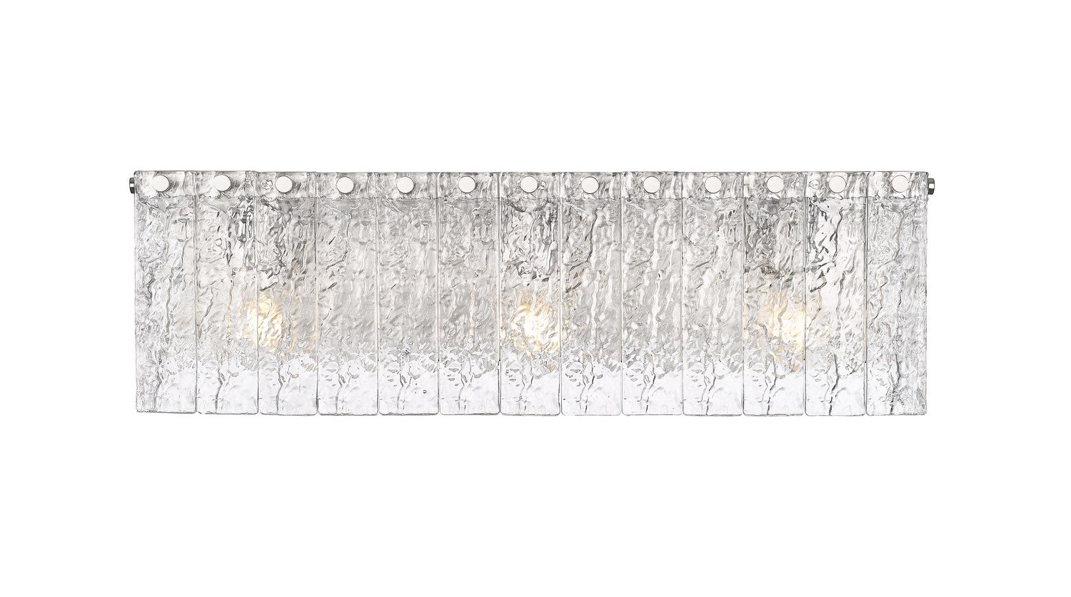 Z-Lite - 1943-3V-BN - Three Light Vanity - Glacier - Brushed Nickel