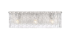 Z-Lite - 1943-3V-BN - Three Light Vanity - Glacier - Brushed Nickel