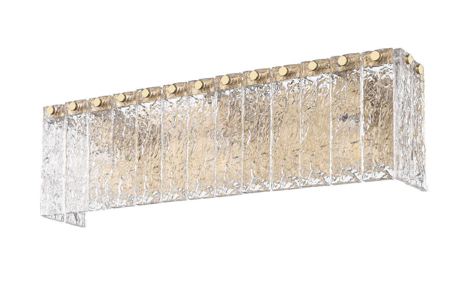 Z-Lite - 1943-3V-MGLD - Three Light Vanity - Glacier - Modern Gold