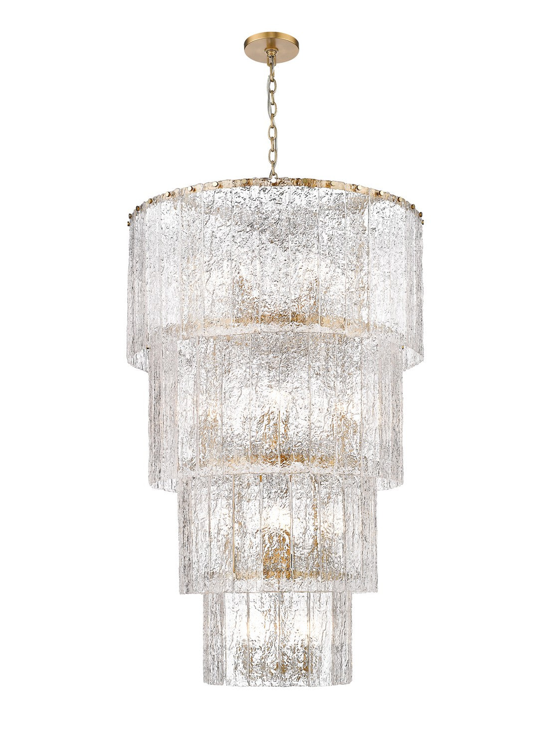 Z-Lite - 1943-48MGLD - 18 Light Chandelier - Glacier - Modern Gold