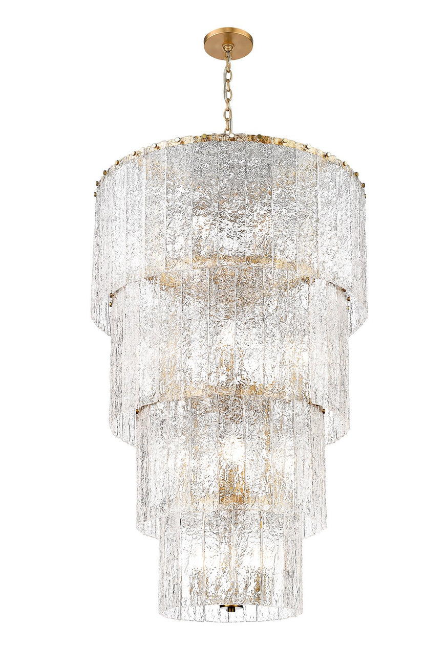 Z-Lite - 1943-48MGLD - 18 Light Chandelier - Glacier - Modern Gold