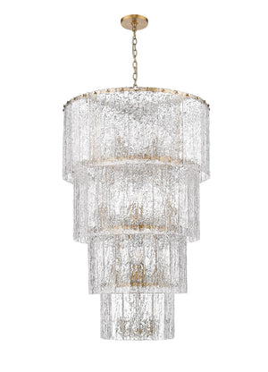 Z-Lite - 1943-48MGLD - 18 Light Chandelier - Glacier - Modern Gold