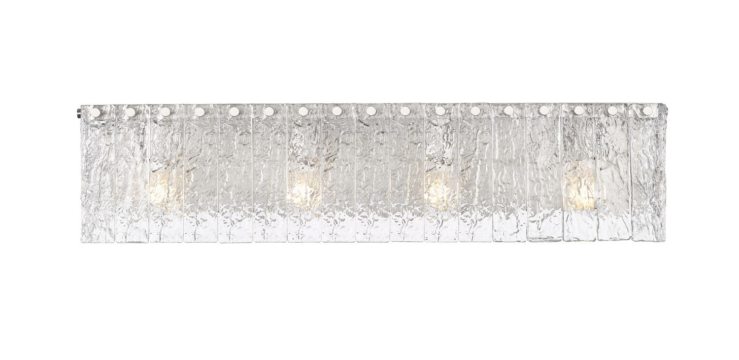 Z-Lite - 1943-4V-BN - Four Light Vanity - Glacier - Brushed Nickel
