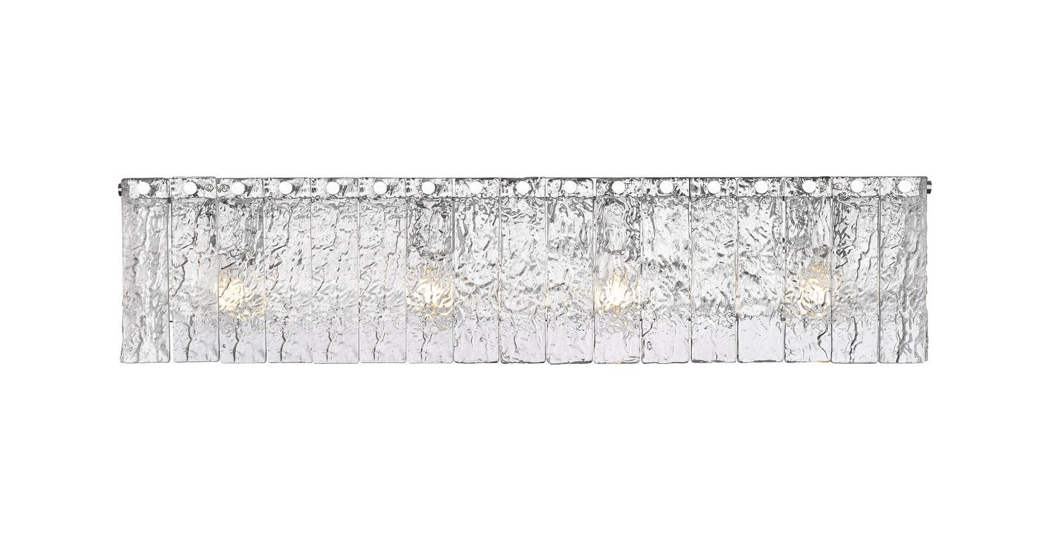 Z-Lite - 1943-4V-CH - Four Light Vanity - Glacier - Chrome