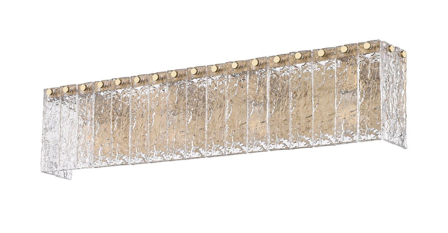 Z-Lite - 1943-4V-MGLD - Four Light Vanity - Glacier - Modern Gold