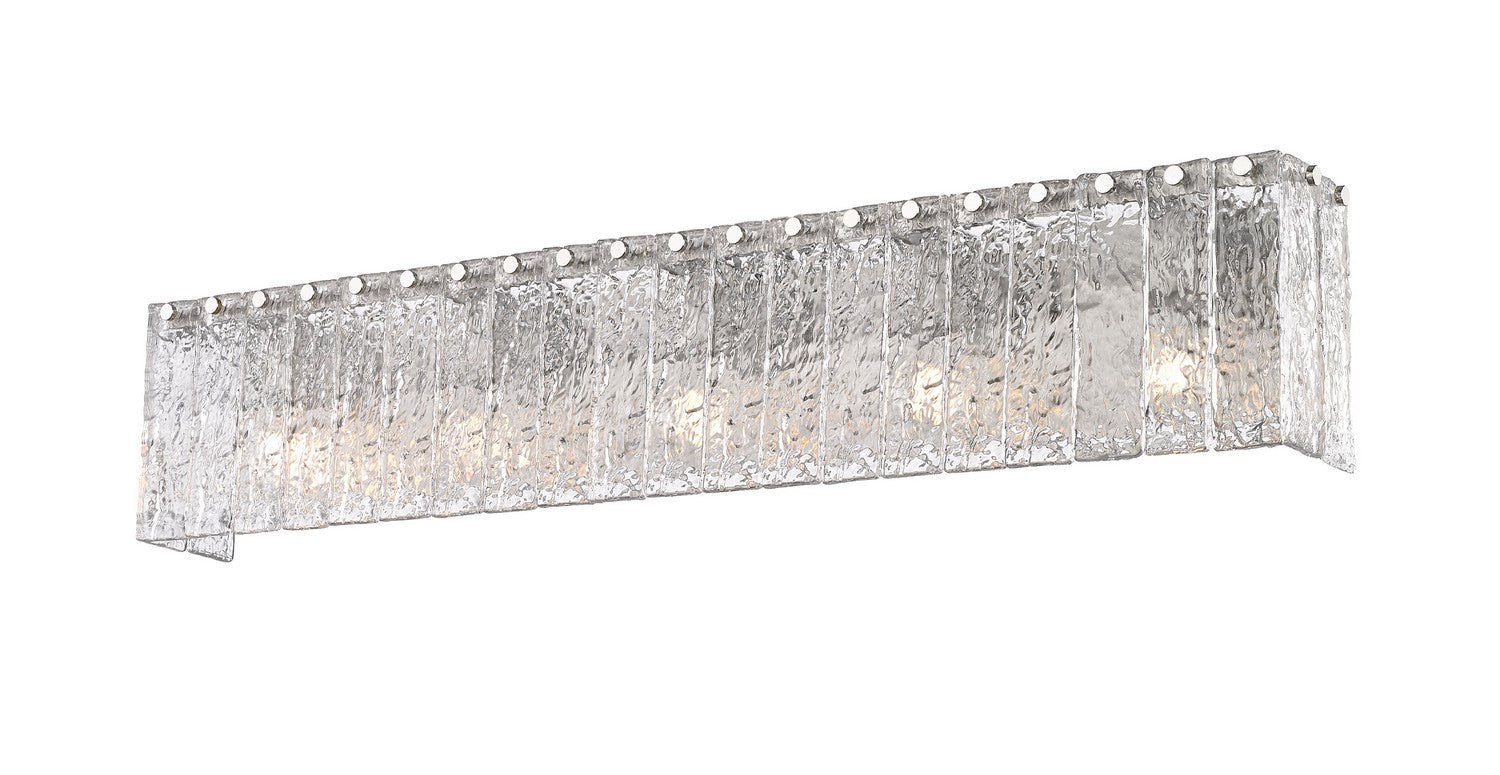 Z-Lite - 1943-5V-BN - Five Light Vanity - Glacier - Brushed Nickel