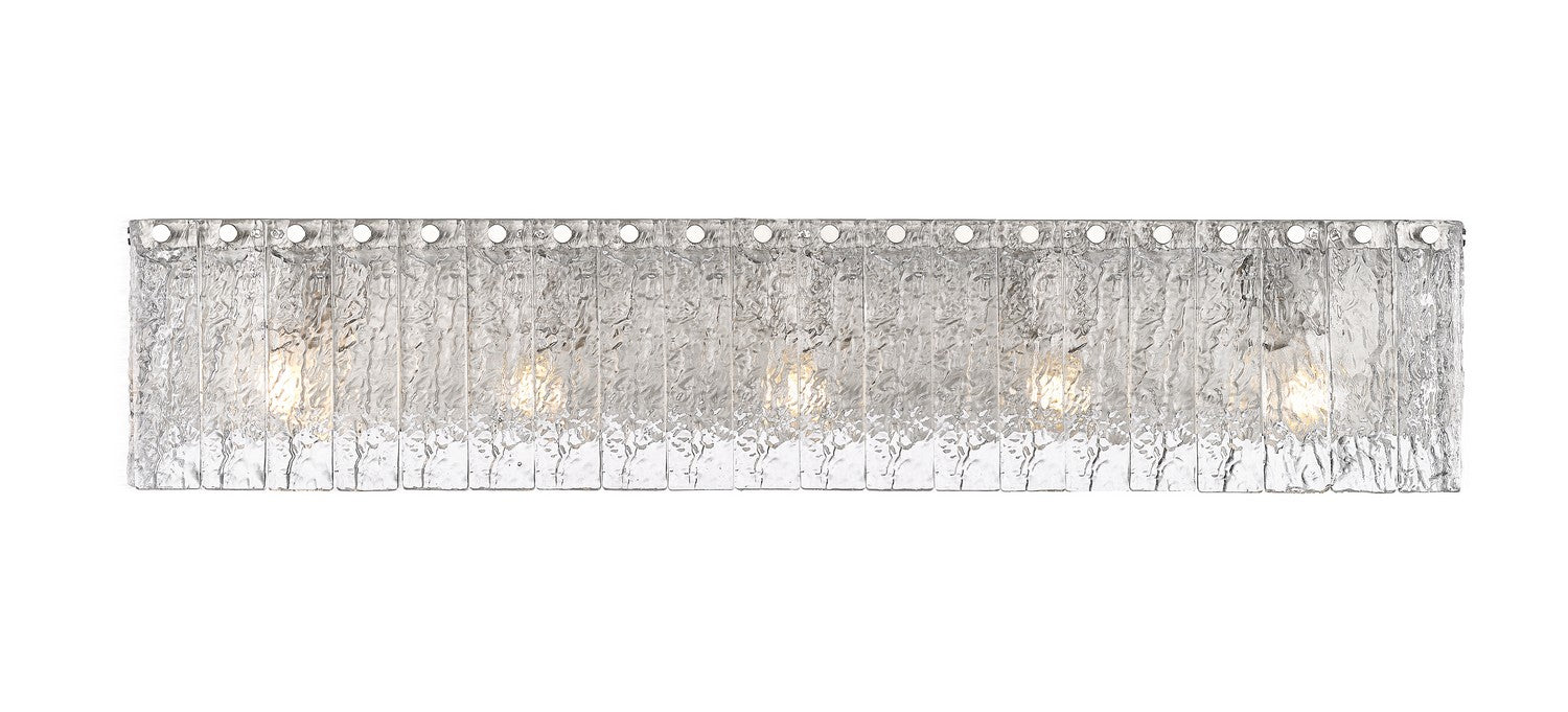 Z-Lite - 1943-5V-BN - Five Light Vanity - Glacier - Brushed Nickel