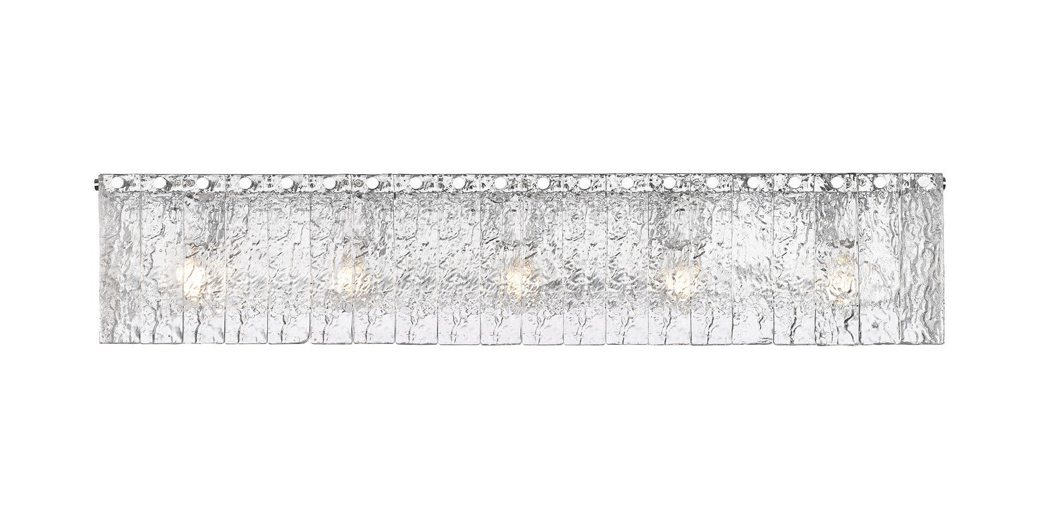 Z-Lite - 1943-5V-CH - Five Light Vanity - Glacier - Chrome