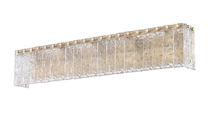 Z-Lite - 1943-5V-MGLD - Five Light Vanity - Glacier - Modern Gold