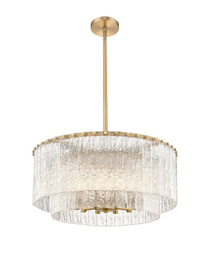 Z-Lite - 1943P26-2-MGLD - Ten Light Pendant - Glacier - Modern Gold