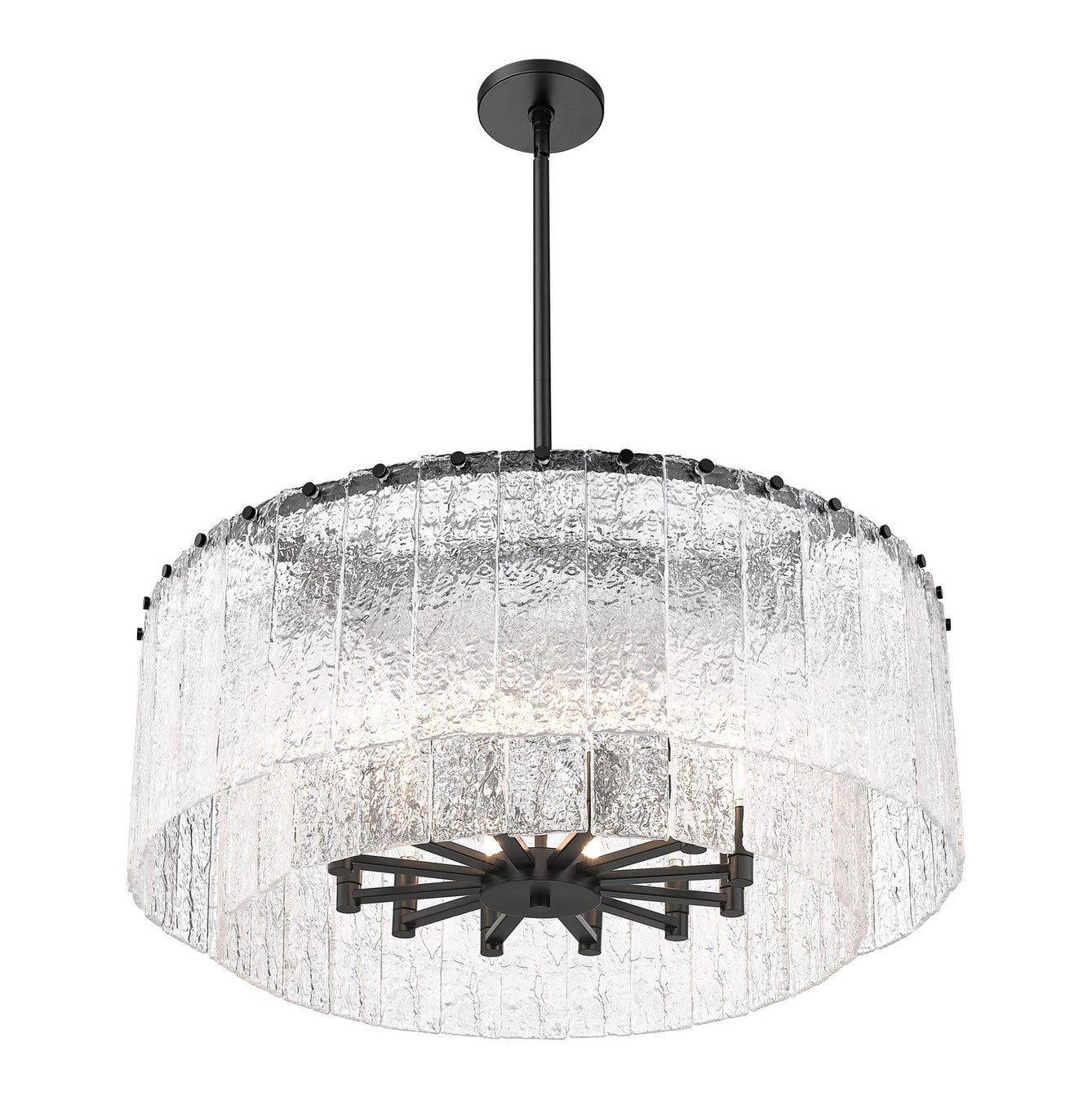 Z-Lite - 1943P32-2-MB - 12 Light Pendant - Glacier - Matte Black