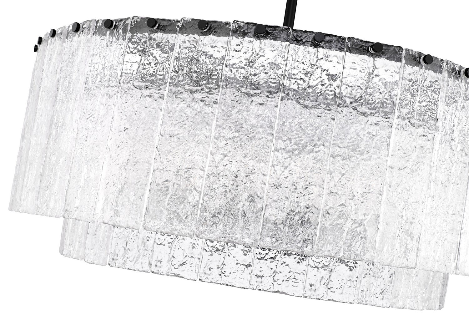 Z-Lite - 1943P32-2-MB - 12 Light Pendant - Glacier - Matte Black