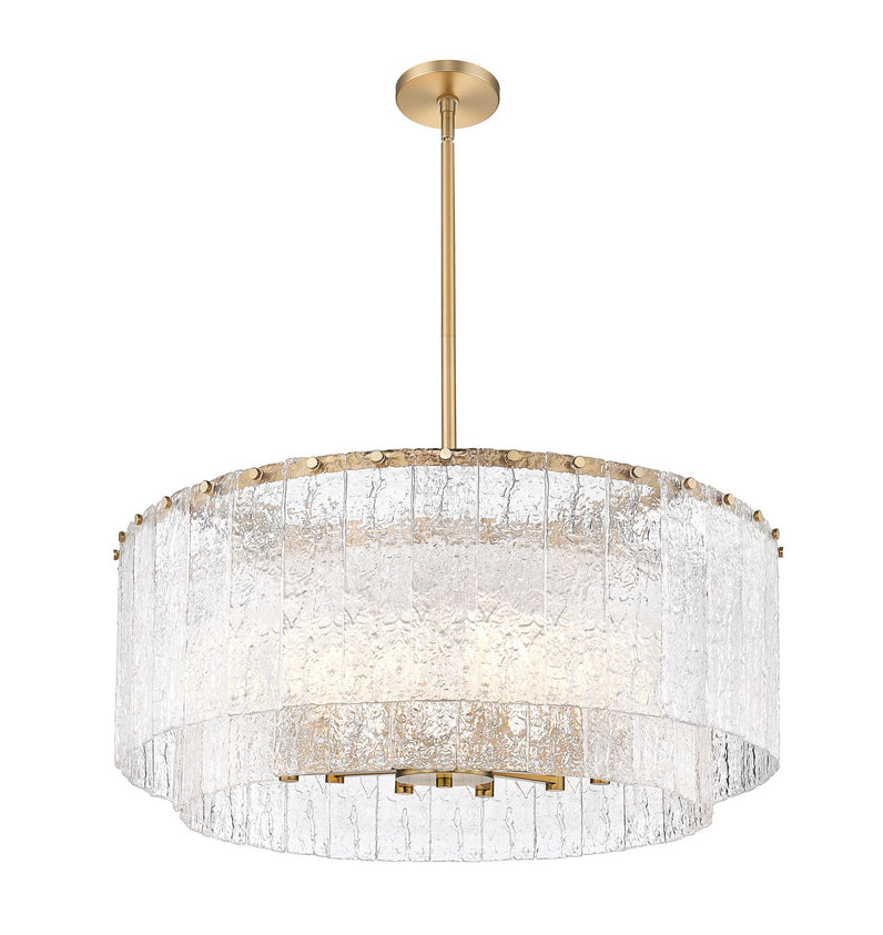 Z-Lite - 1943P32-2-MGLD - 12 Light Pendant - Glacier - Modern Gold
