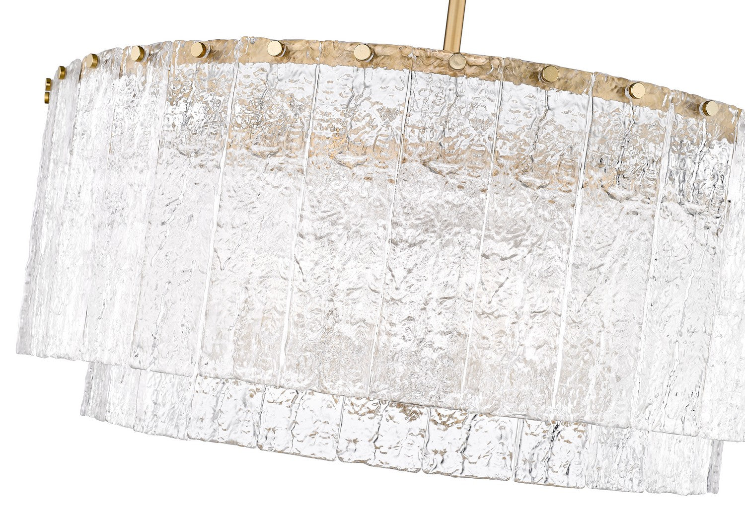 Z-Lite - 1943P32-2-MGLD - 12 Light Pendant - Glacier - Modern Gold