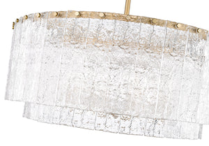 Z-Lite - 1943P32-2-MGLD - 12 Light Pendant - Glacier - Modern Gold
