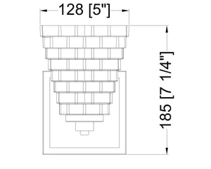 Z-Lite - 7514-1S-BN - One Light Wall Sconce - Annalise - Brushed Nickel