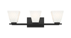 Z-Lite - 7514-3V-MB - Three Light Vanity - Annalise - Matte Black