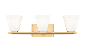 Z-Lite - 7514-3V-MGLD - Three Light Vanity - Annalise - Modern Gold