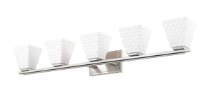 Z-Lite - 7514-5V-BN - Five Light Vanity - Annalise - Brushed Nickel