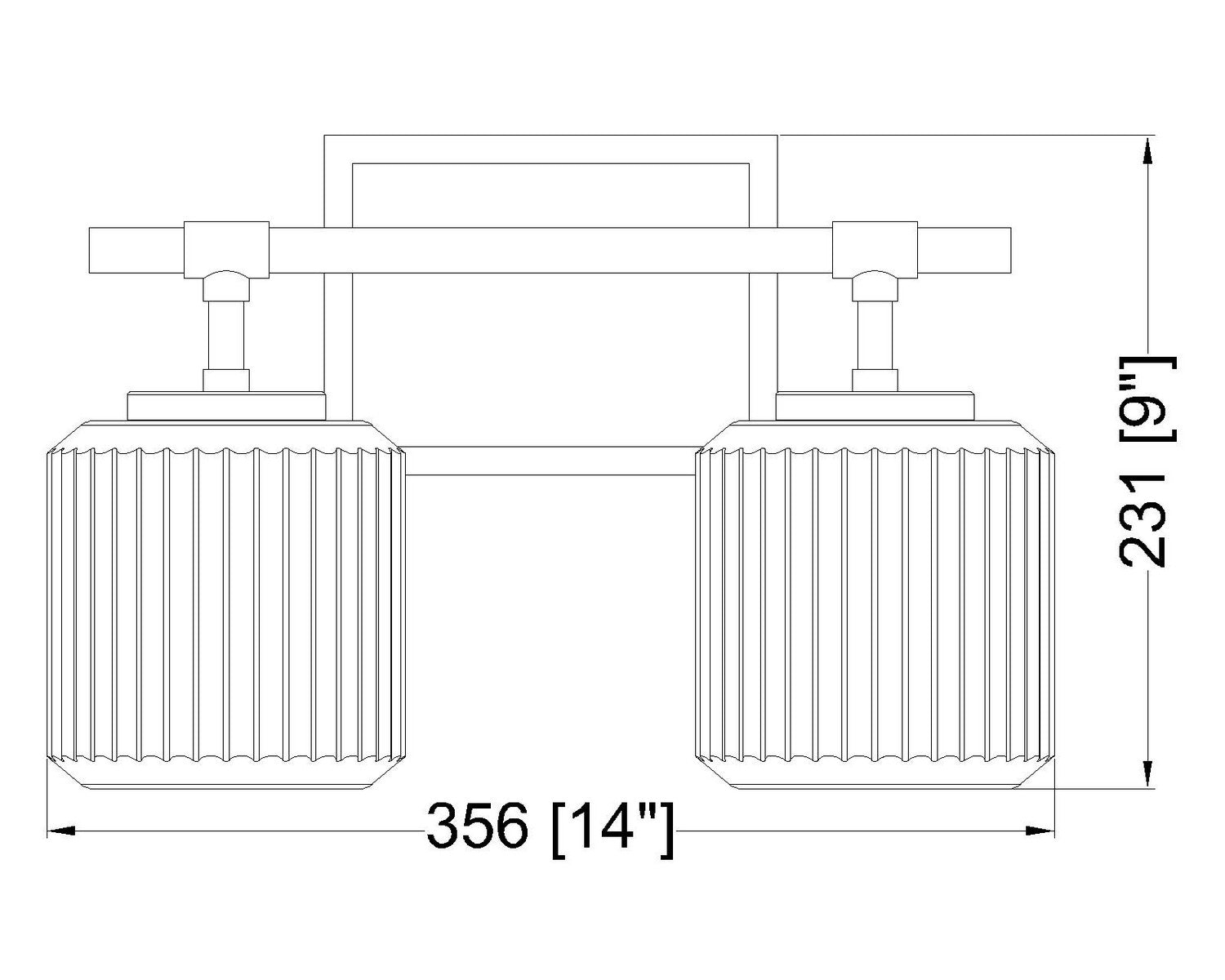 Z-Lite - 7515-2V-CH - Two Light Vanity - Landon - Chrome