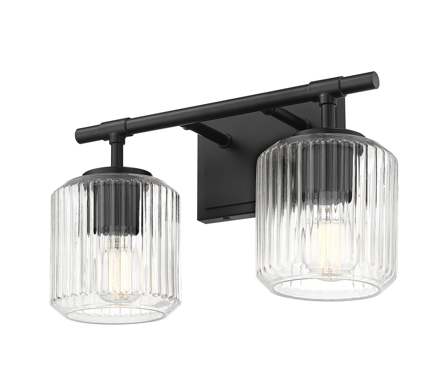 Z-Lite - 7515-2V-MB - Two Light Vanity - Landon - Matte Black